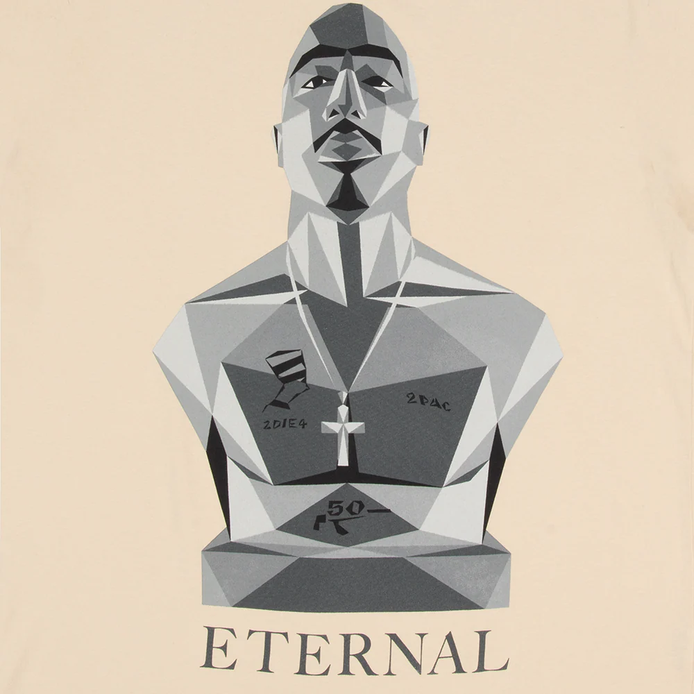 Fragment x 2Pac Light Khaki T-Shirt - Image 3