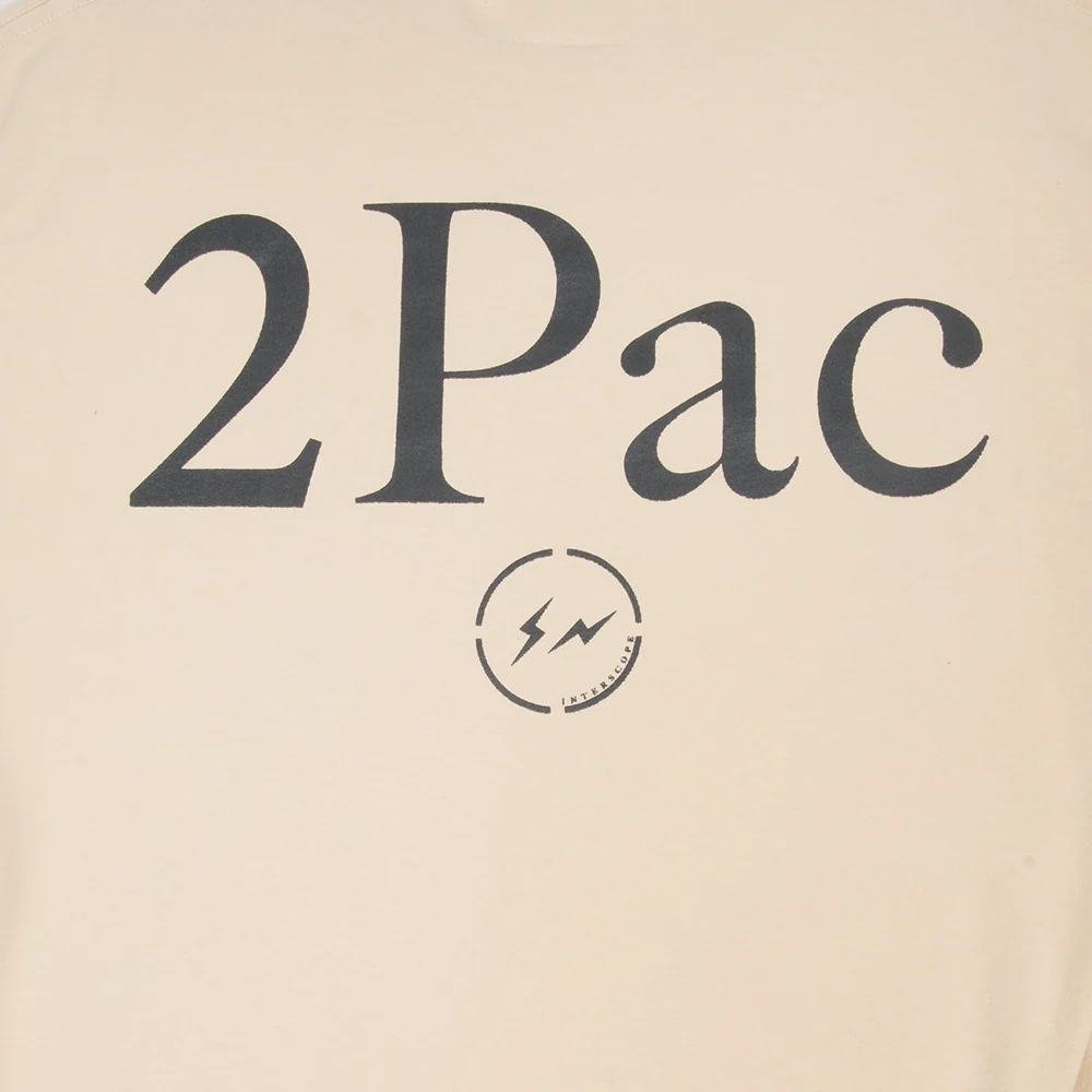 Fragment x 2Pac Light Khaki T-Shirt - Image 5